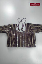 Readymade Adjustable Blouse with Sequins Work