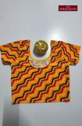 Readymade Stretchable Blouse - Mango Yellow