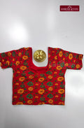 Readymade Stretchable Blouse - Red