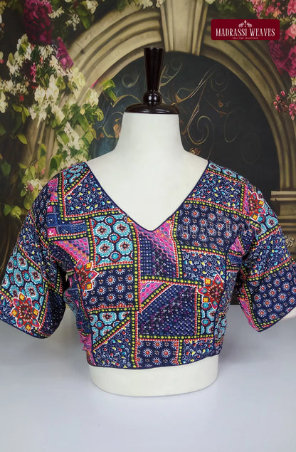 Readymade V Neck Cotton Blouse