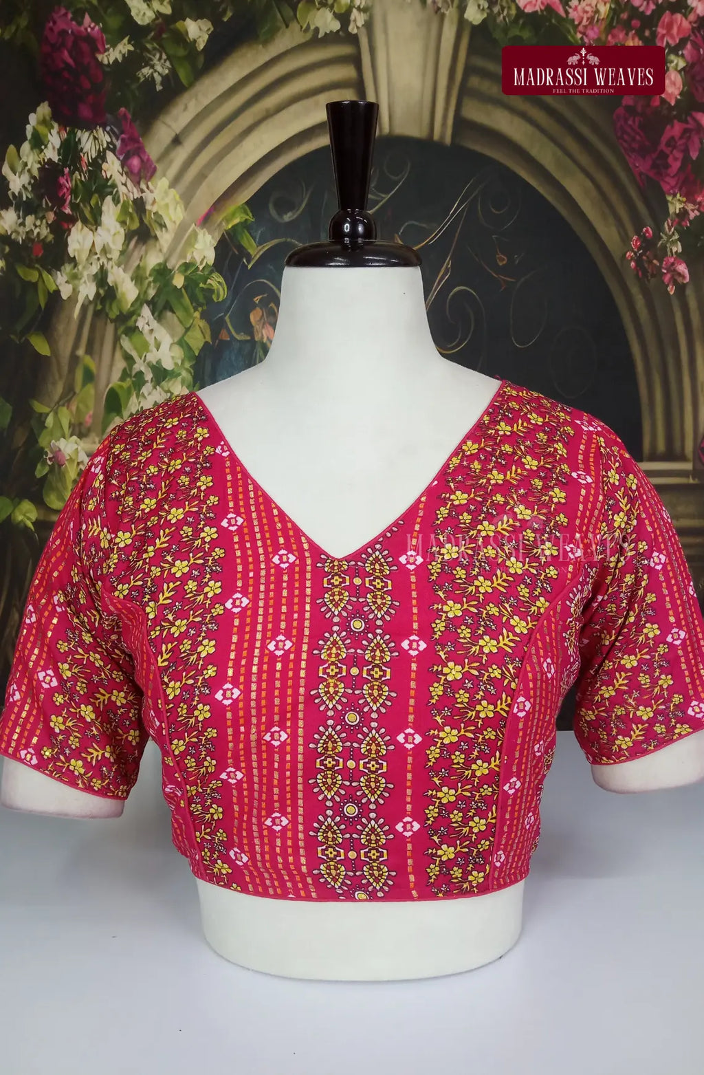 Readymade V Neck Cotton Blouse