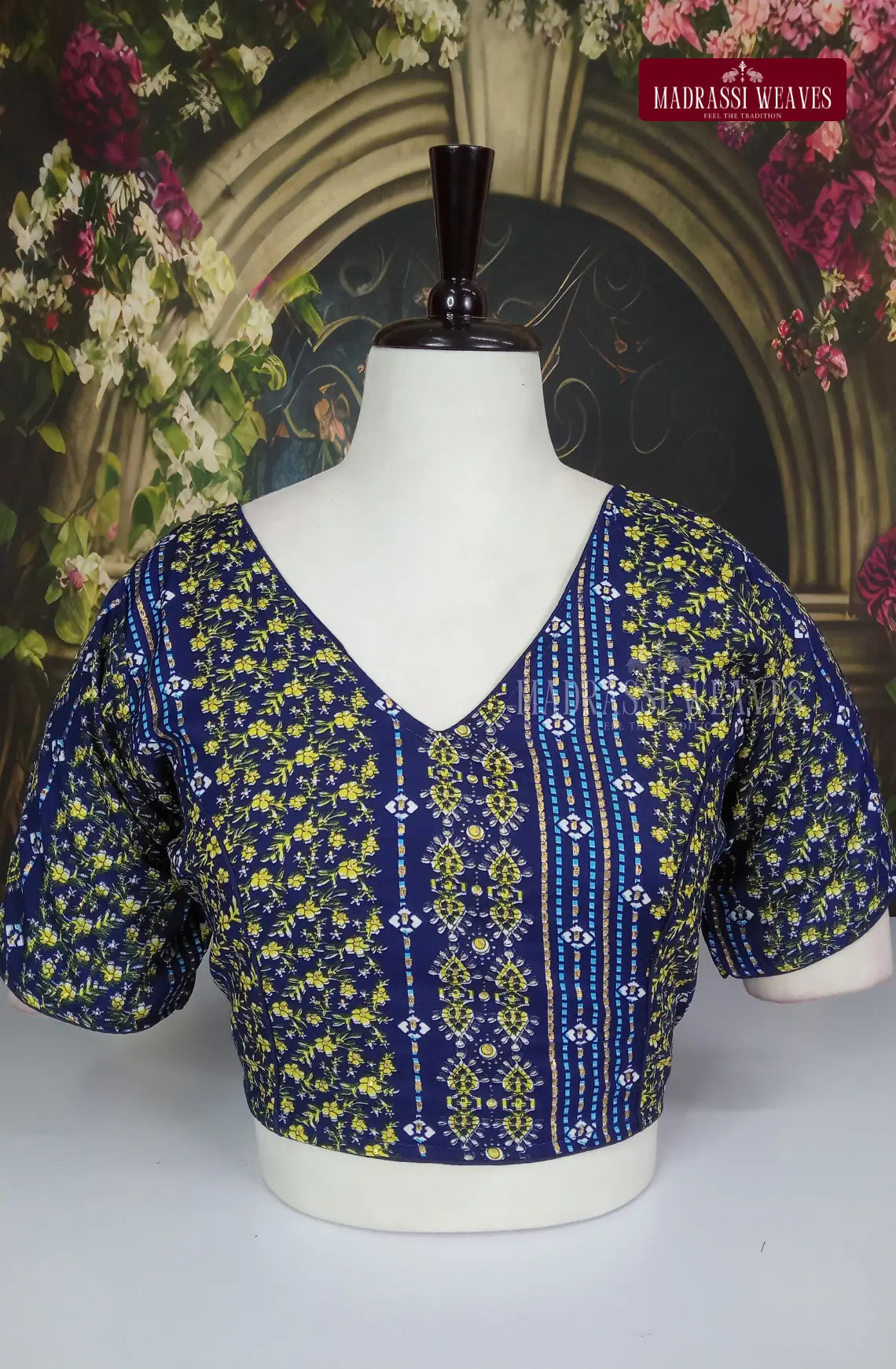 Readymade V Neck Cotton Blouse