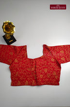 Scroll Printed Readymade Blouse - Maroon
