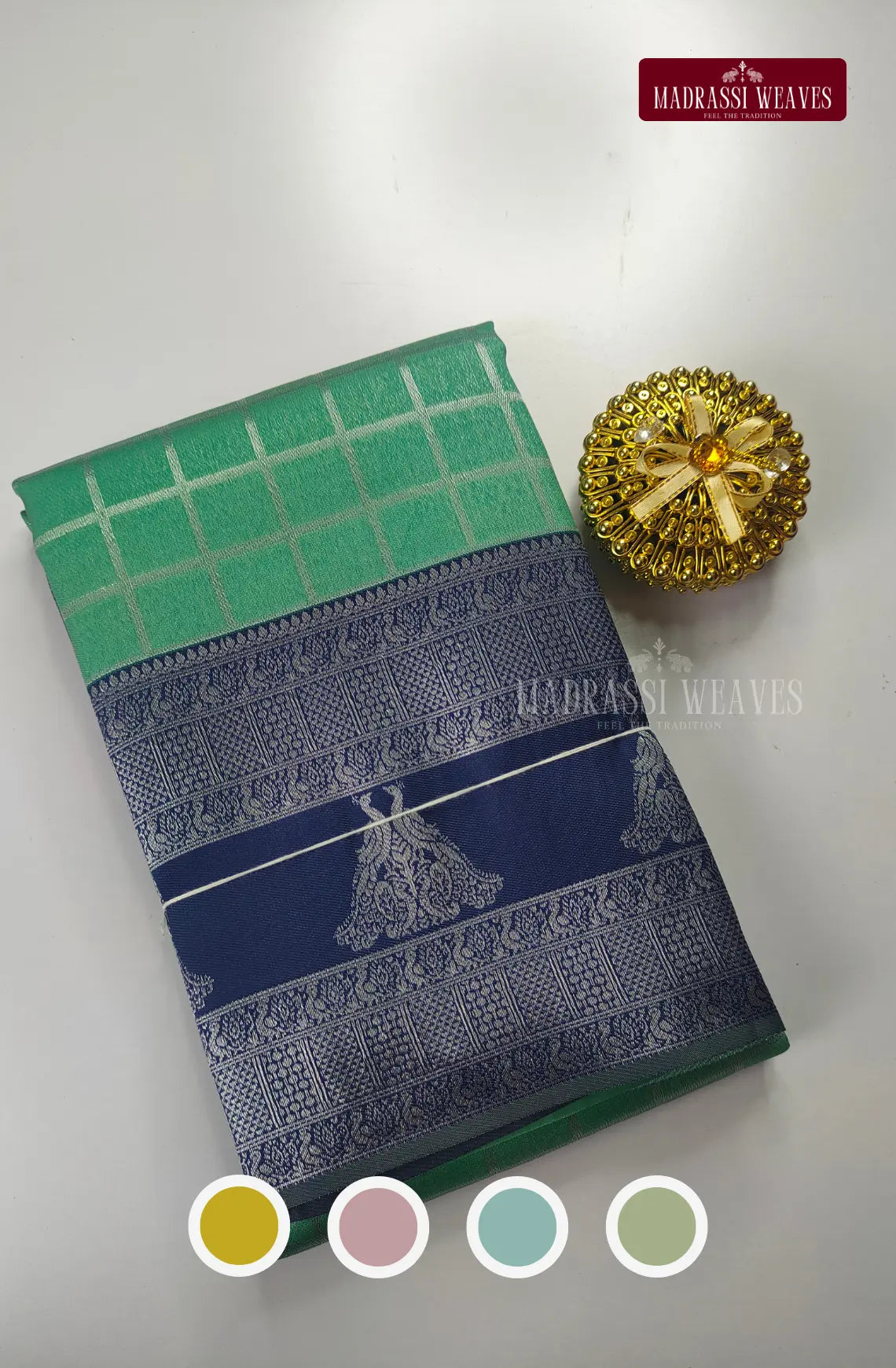 Semi Kanchi Silk Saree