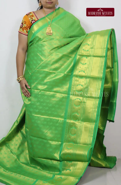 Semi Silk kanjeevaram Brocade Saree