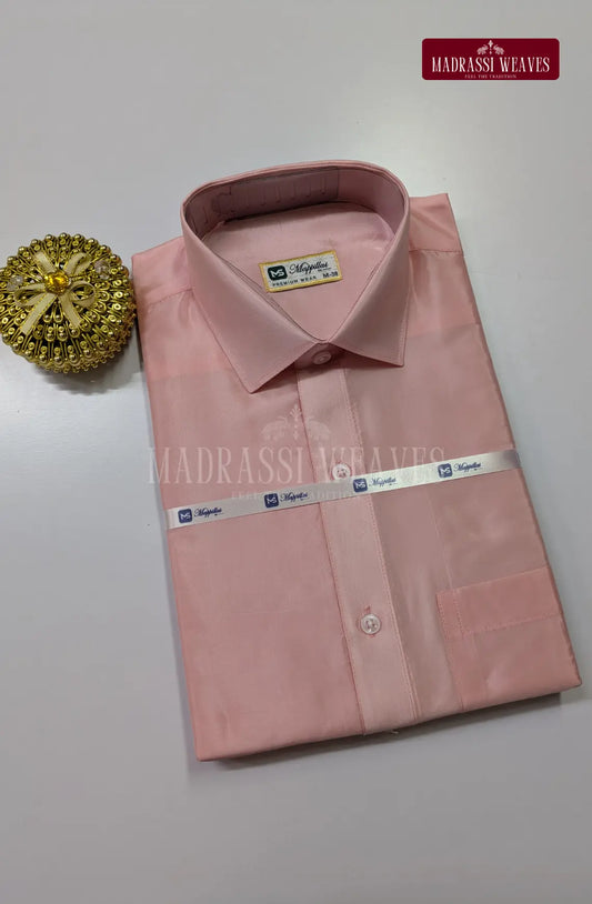 Premium Japan Art Silk Shirt Only - Pink