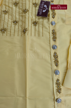 Aari Work Men's Shirt Only (Hand Crafted) - (DESPATCH TIME 15 DAYS)- Champagne