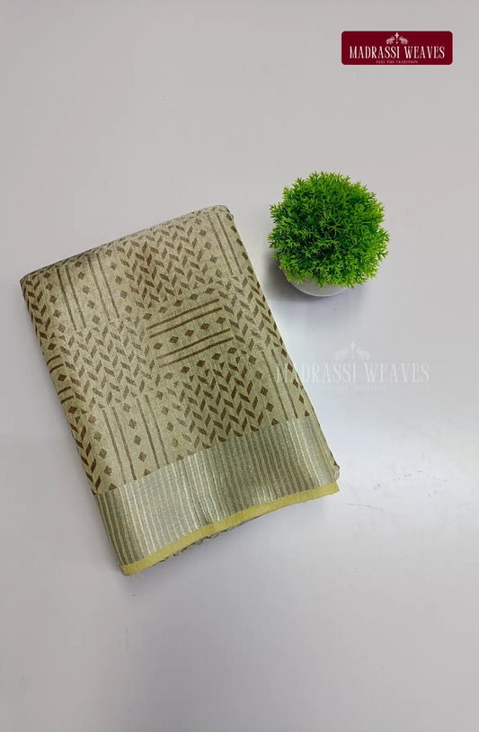 Soft Tissue Dual Tone Saree