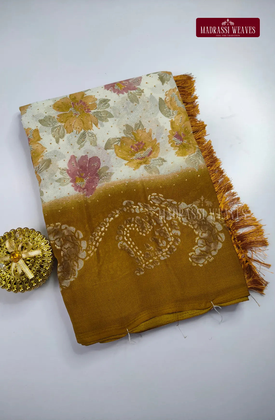 Soft Casual Wear Premium Georgette Saree - Grey