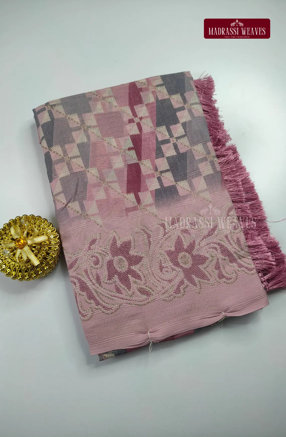 Soft Casual Wear Premium Georgette Saree - Grey