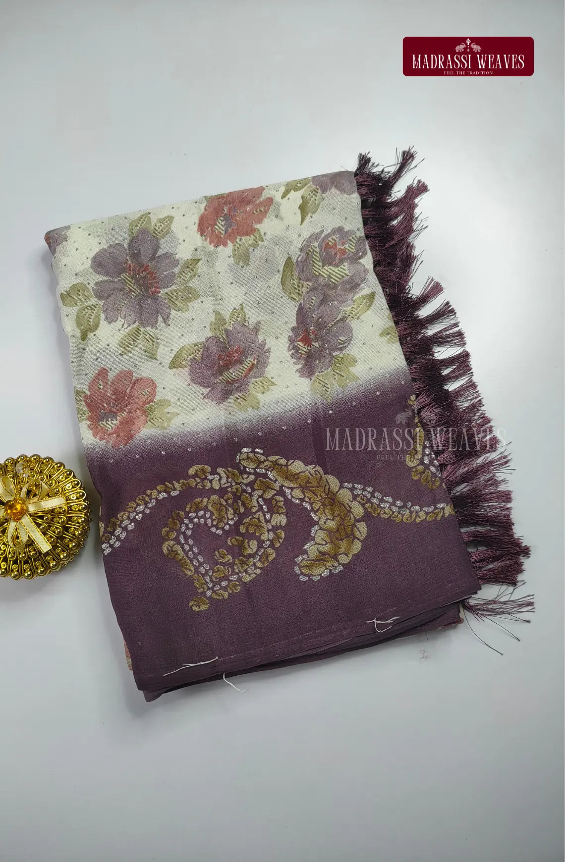 Soft Casual Wear Premium Georgette Saree - Grey