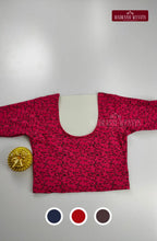 Stretchable Pattern Print Blouse