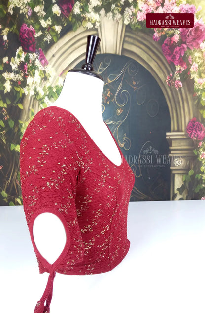 Stretchable ReadyMade Fancy Sleeve  Blouse