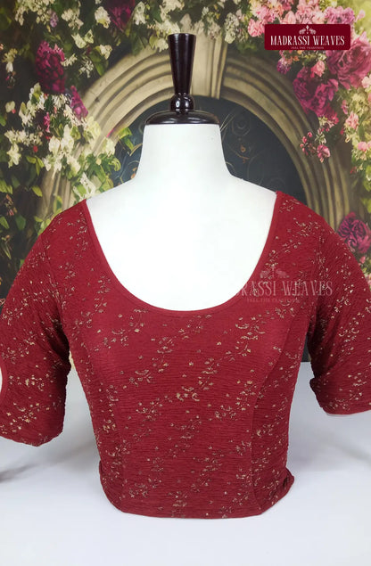 Stretchable ReadyMade Fancy Sleeve  Blouse