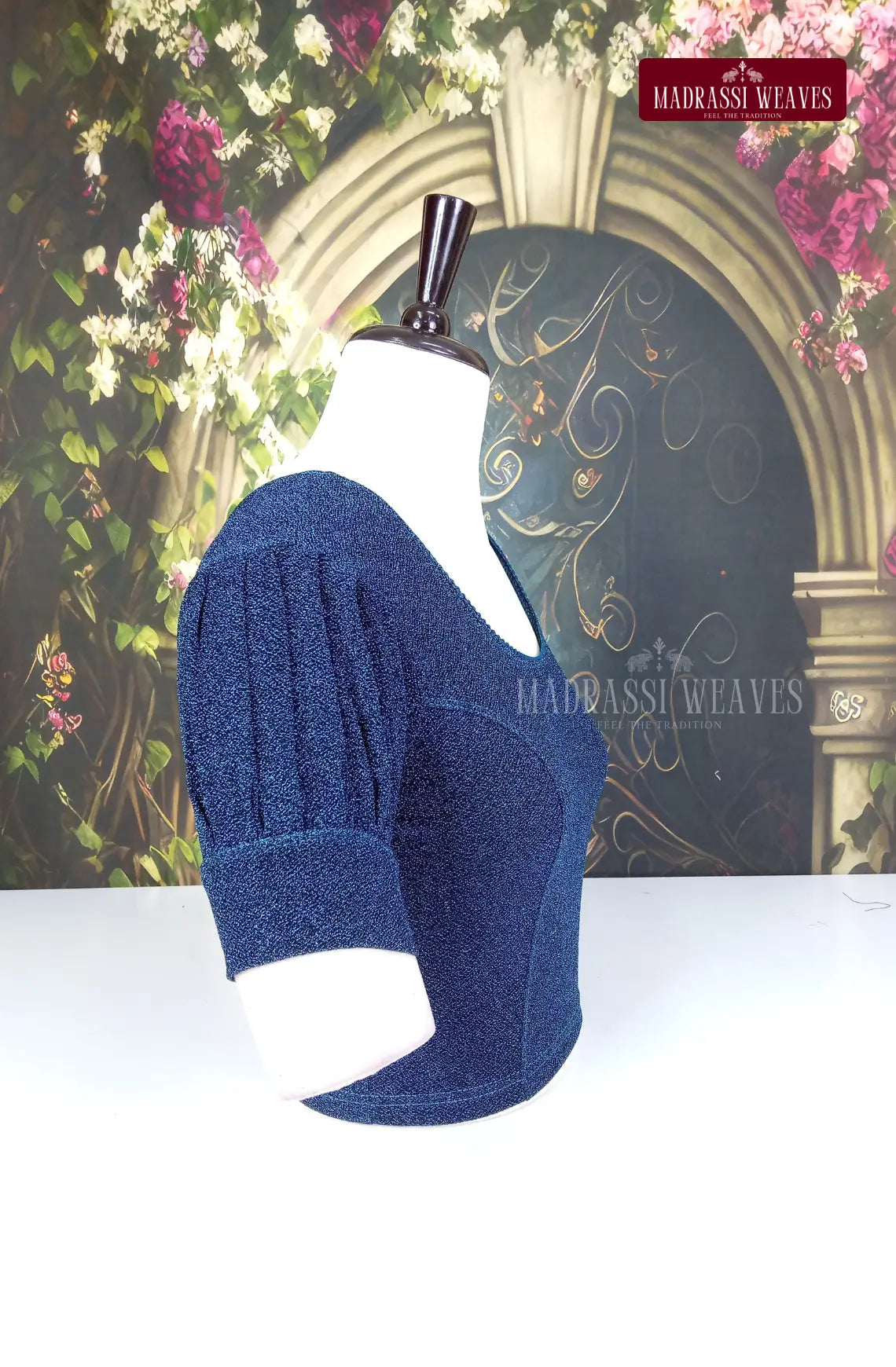 Stretchable Readymade Puff Sleeve Blouse