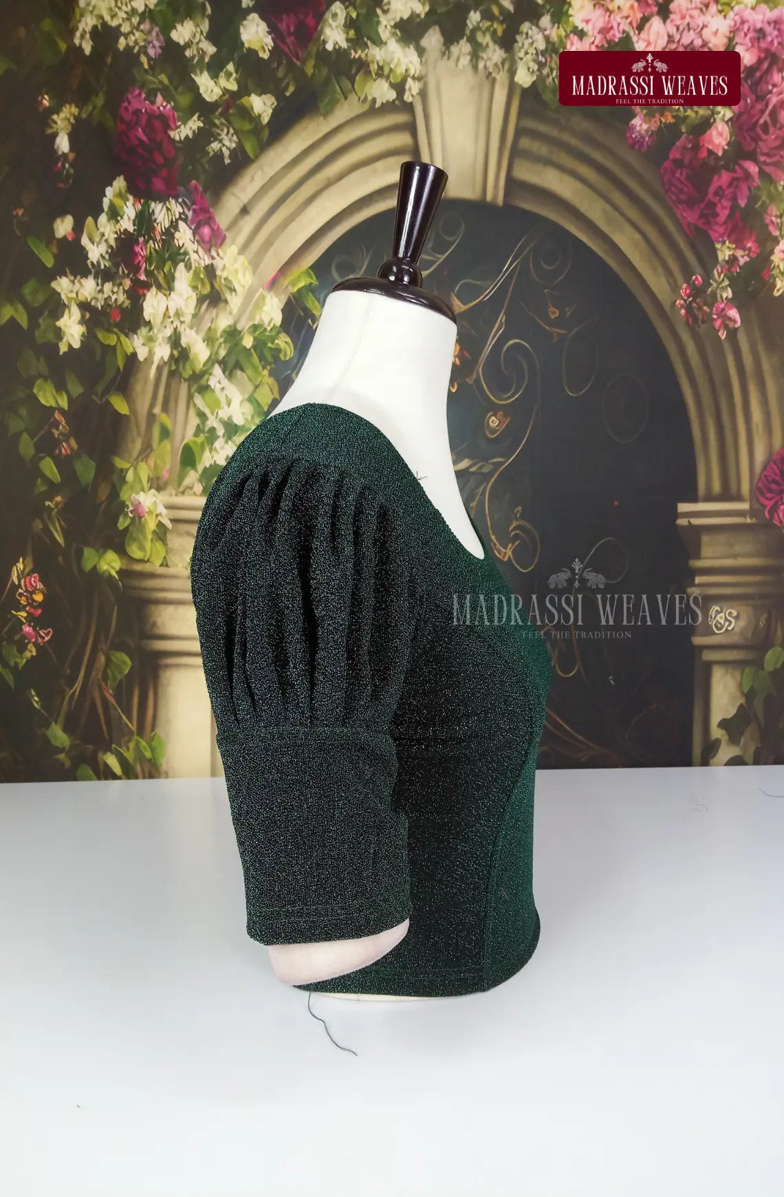 Stretchable Readymade Puff Sleeve Blouse