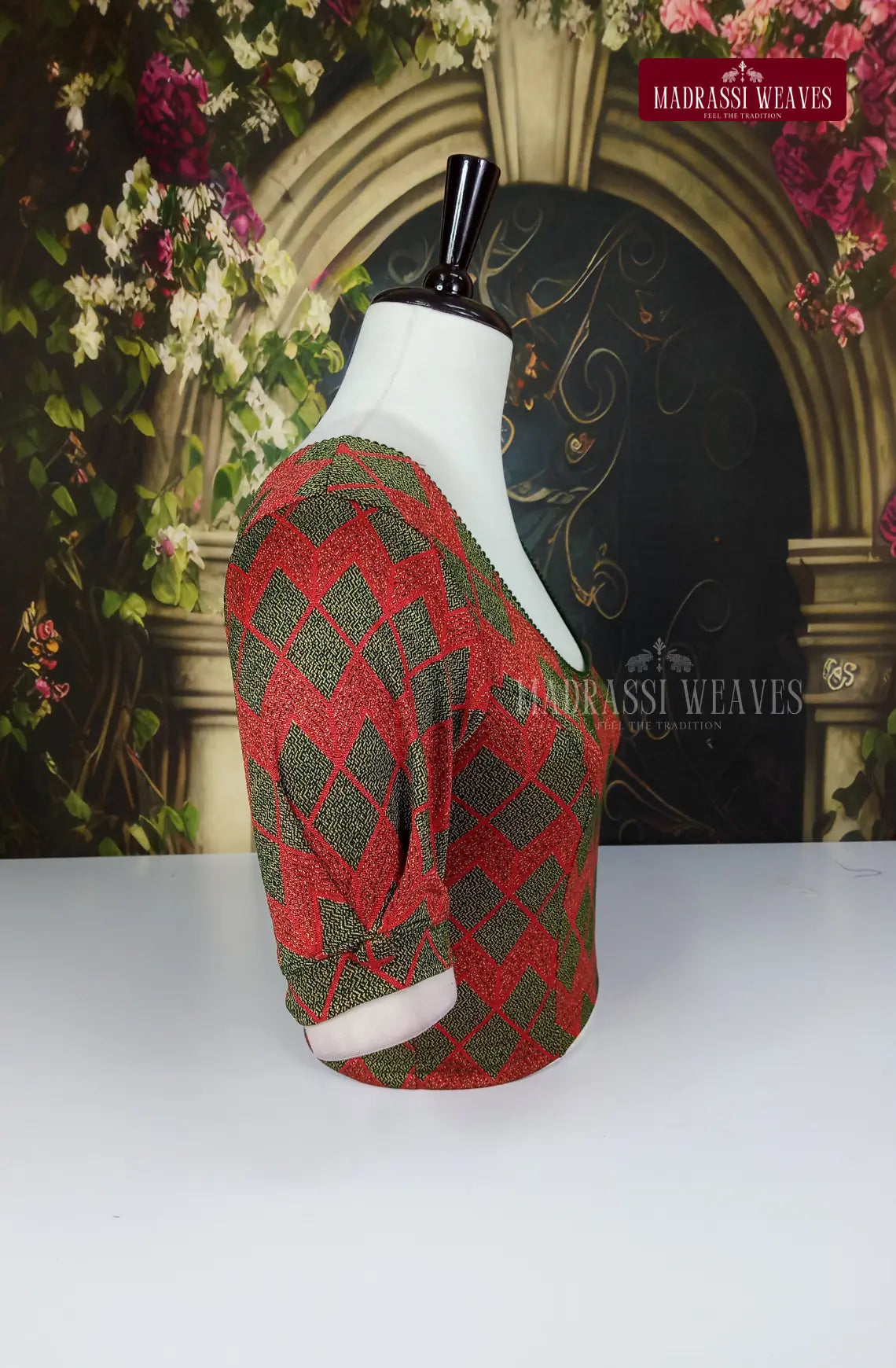 Stretchable Readymade Puff Sleeve Blouse