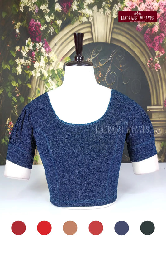 Stretchable Readymade Puff Sleeve Blouse