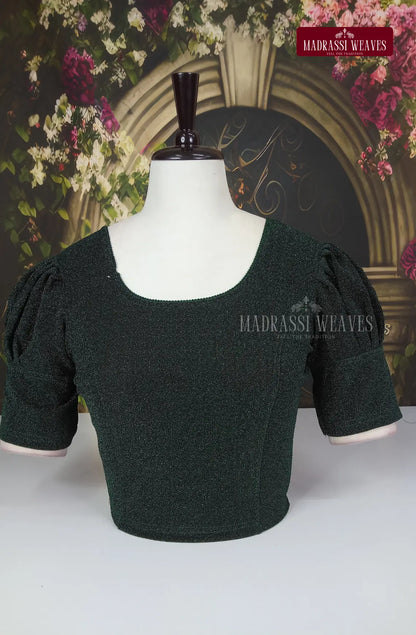 Stretchable Readymade Puff Sleeve Blouse