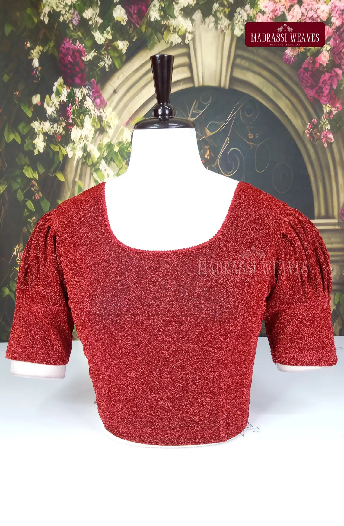 Stretchable Readymade Puff Sleeve Blouse