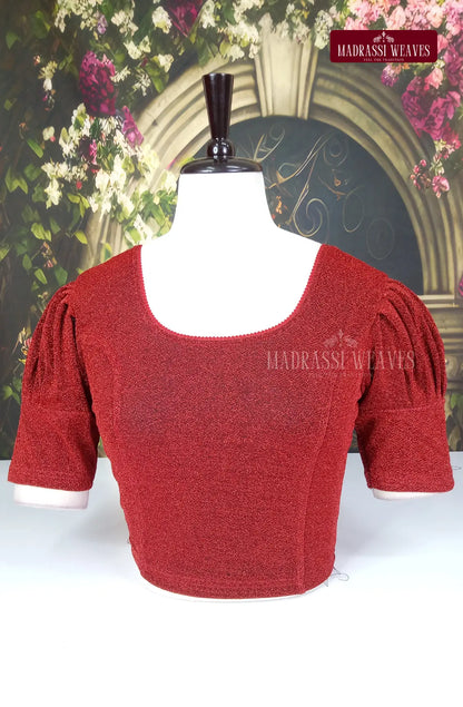 Stretchable Readymade Puff Sleeve Blouse