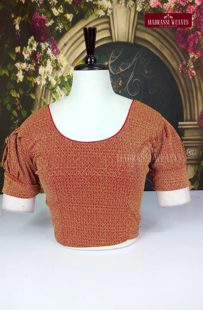 Stretchable Readymade Puff Sleeve Blouse