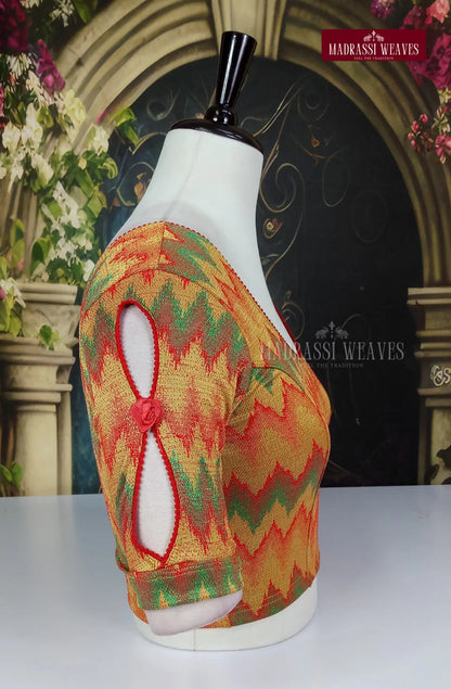 Stretchable ReadyMade Blouse - Brown
