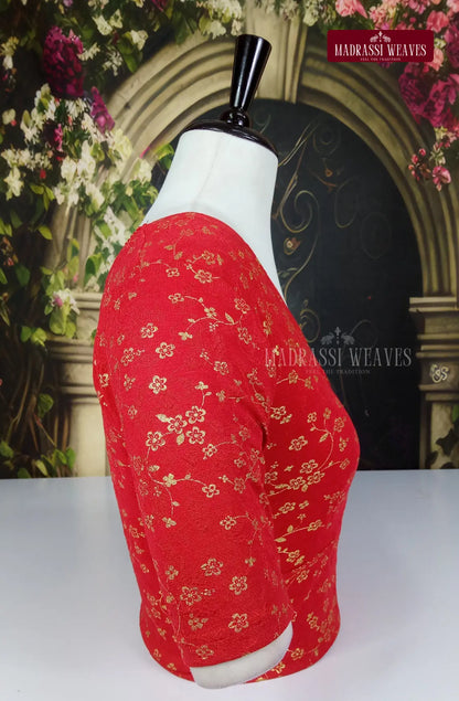 Stretchable ReadyMade Blouse - Red