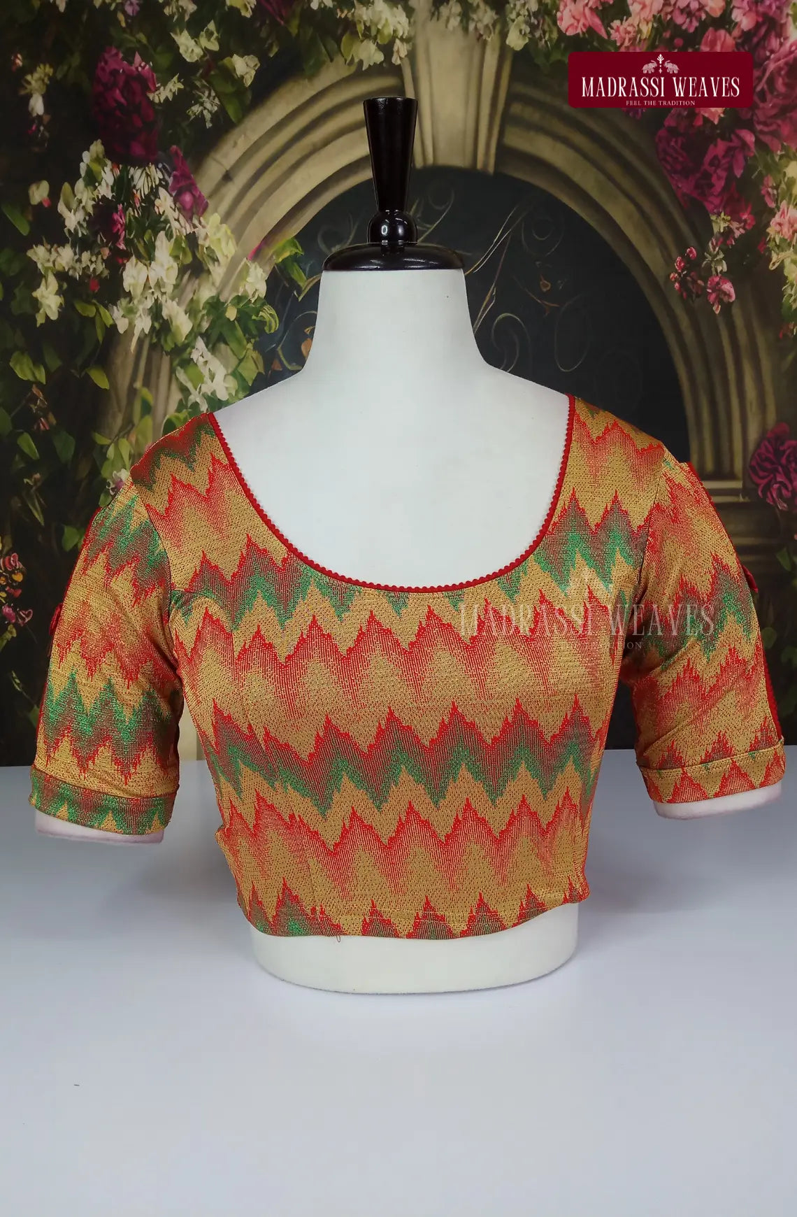 Stretchable ReadyMade Blouse - Brown