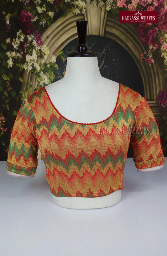 Stretchable ReadyMade Blouse - Brown