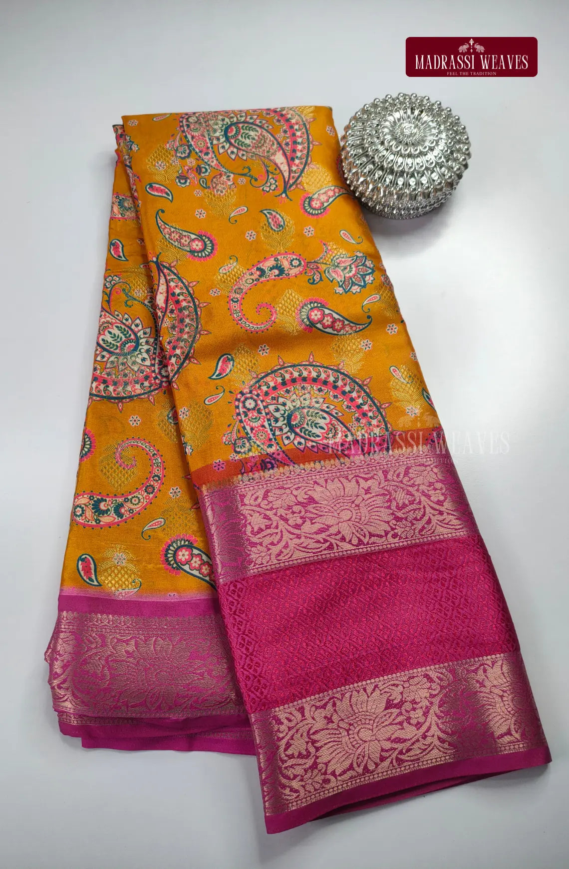 Striped Cotton Silk Saree