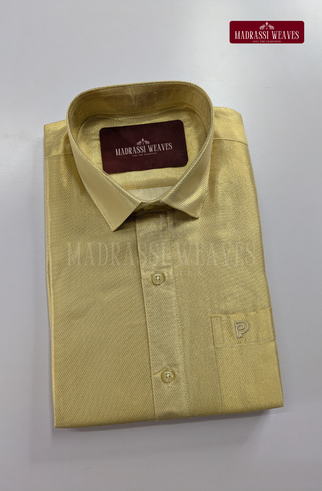 Premium Art Silk Tissue Dhoti Set - Stripes