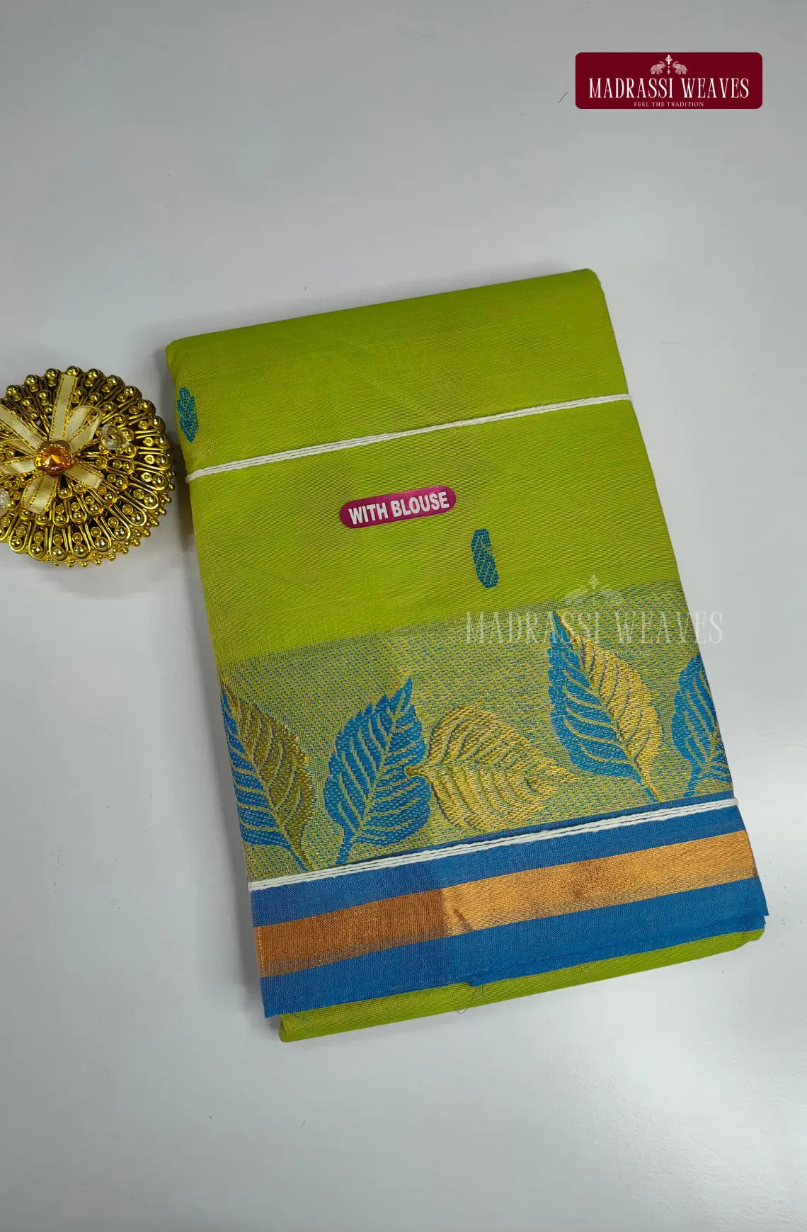 Trendy Border Pure Cotton Saree