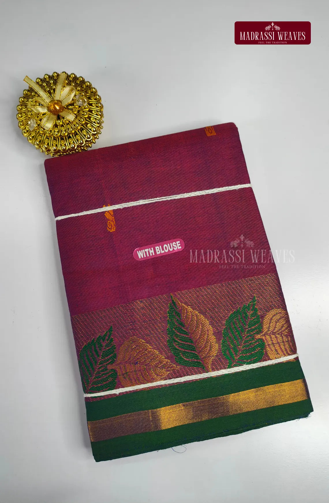 Trendy Border Pure Cotton Saree