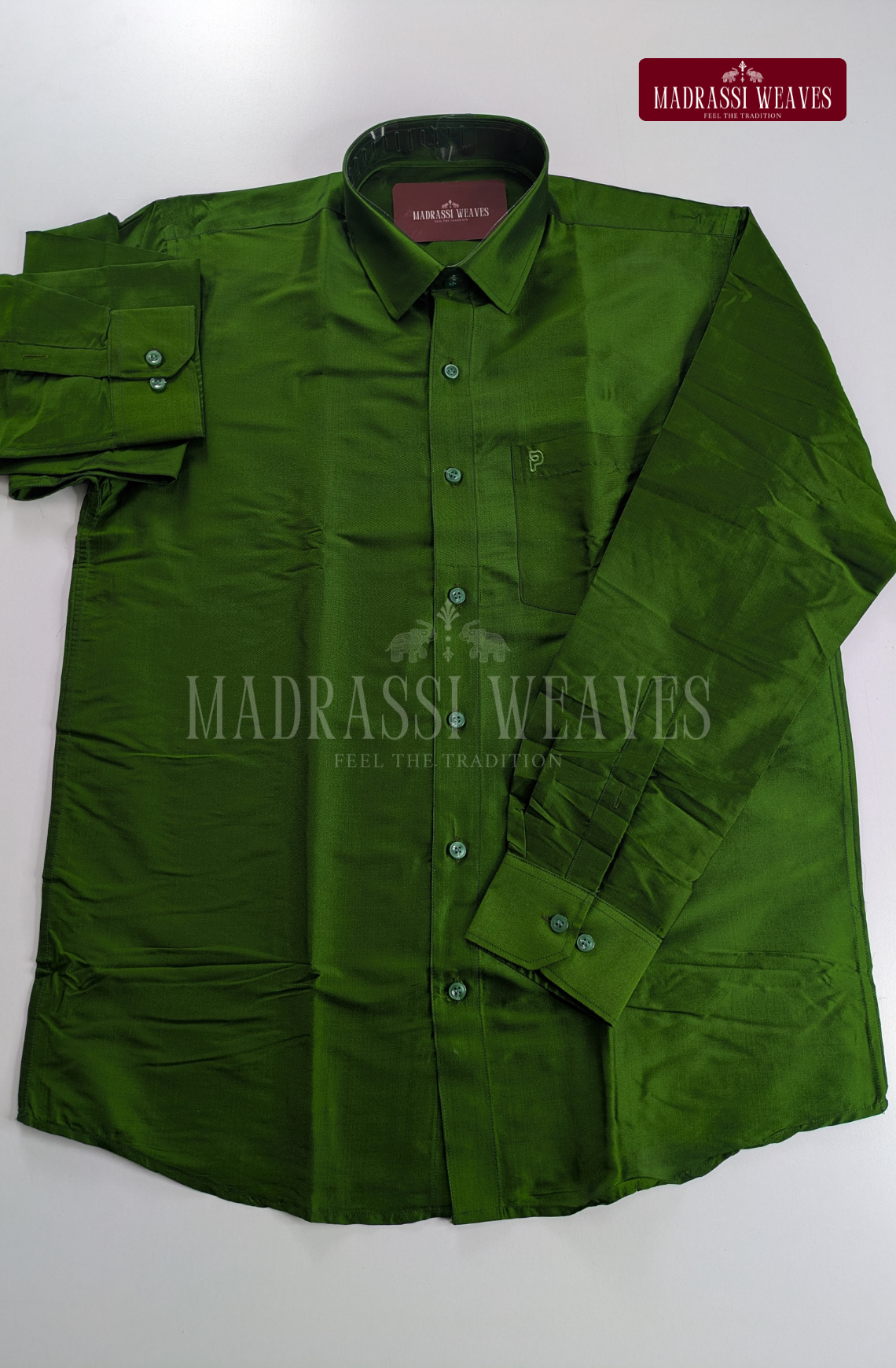 Trendy Men’s Dhoti Set – Forest Green