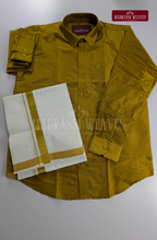 Trendy Men’s Dhoti Set – Methi Yellow
