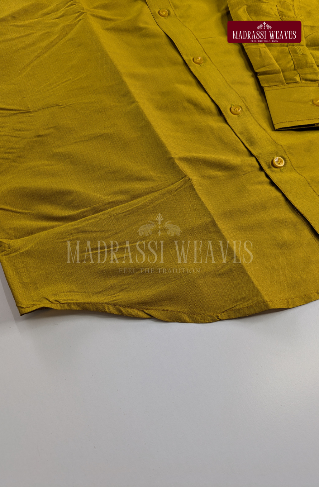 Trendy Men’s Dhoti Set – Methi Yellow