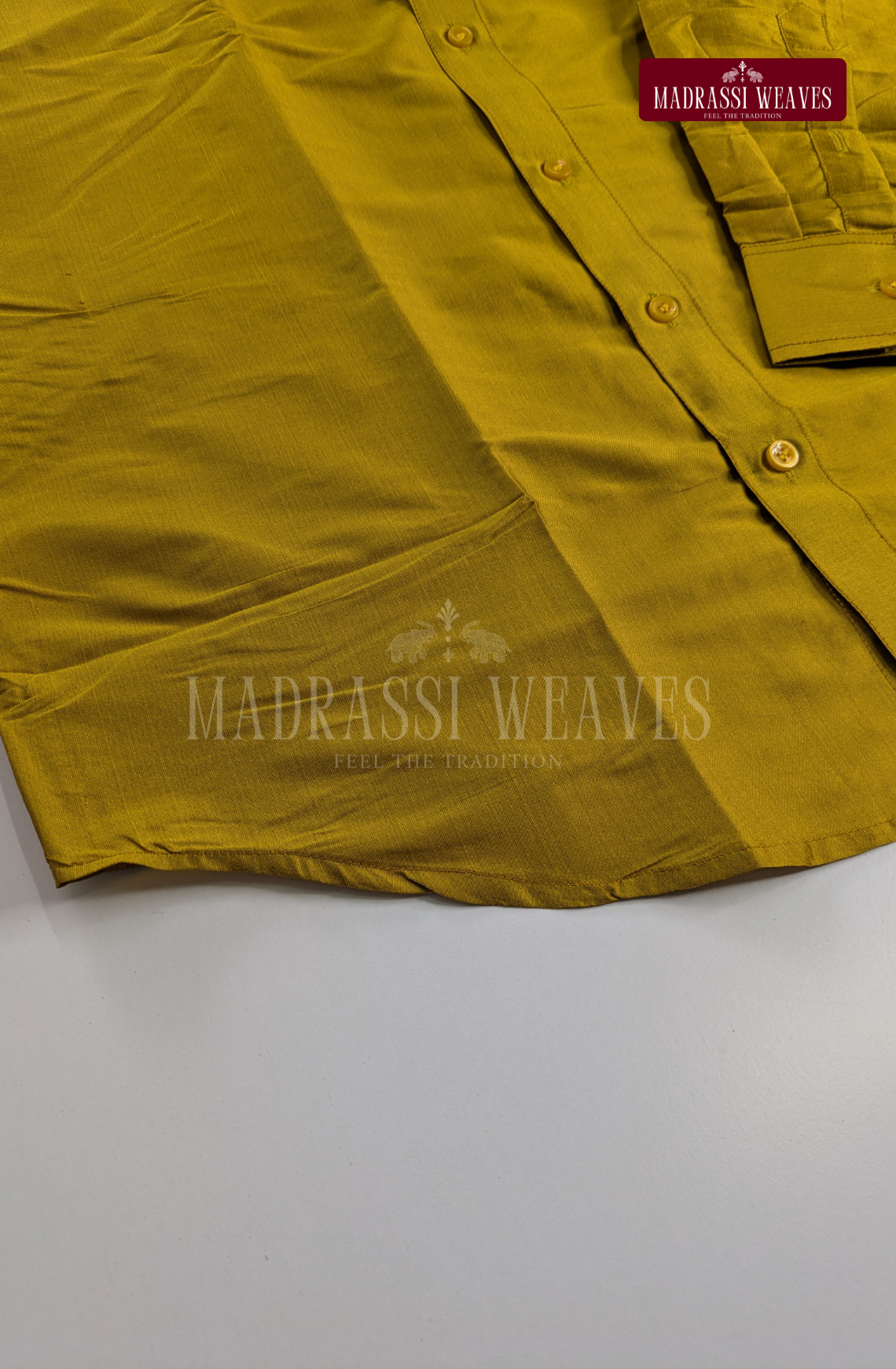Trendy Men’s Dhoti Set – Methi Yellow