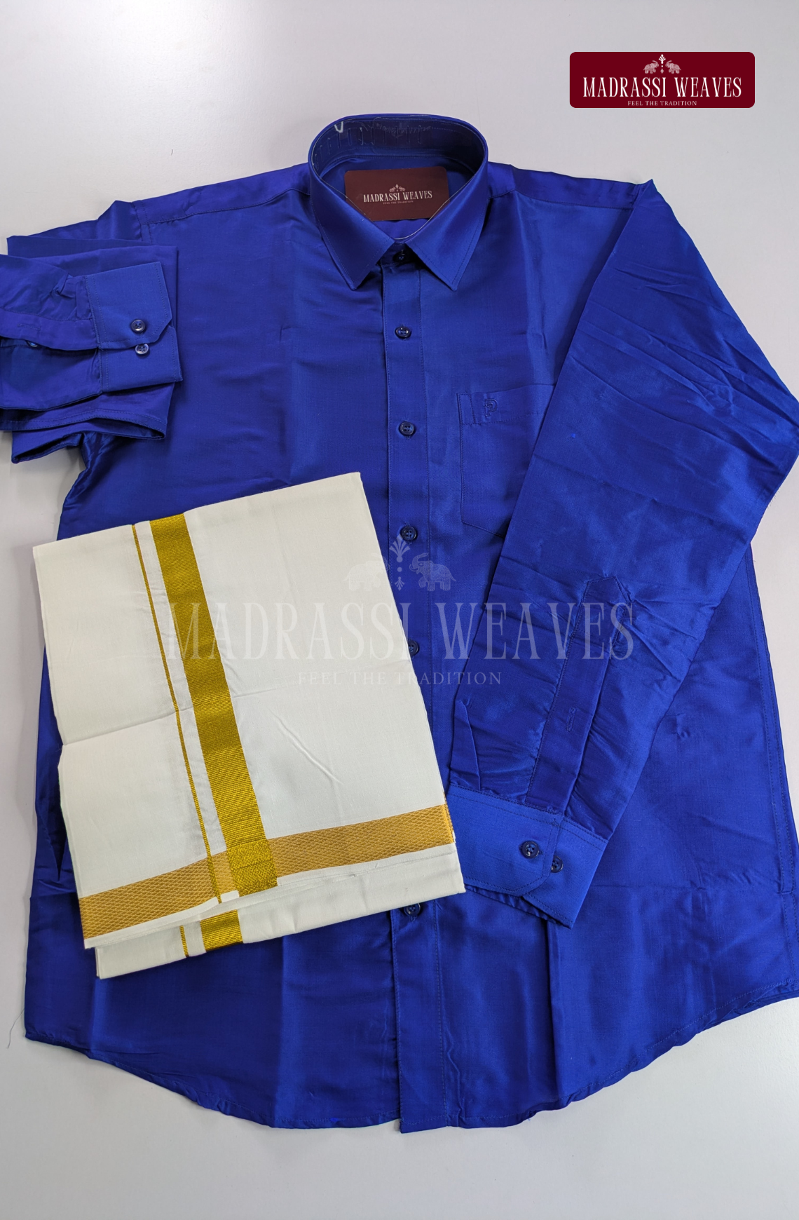 Trendy Men's Dhoti Set - Violet