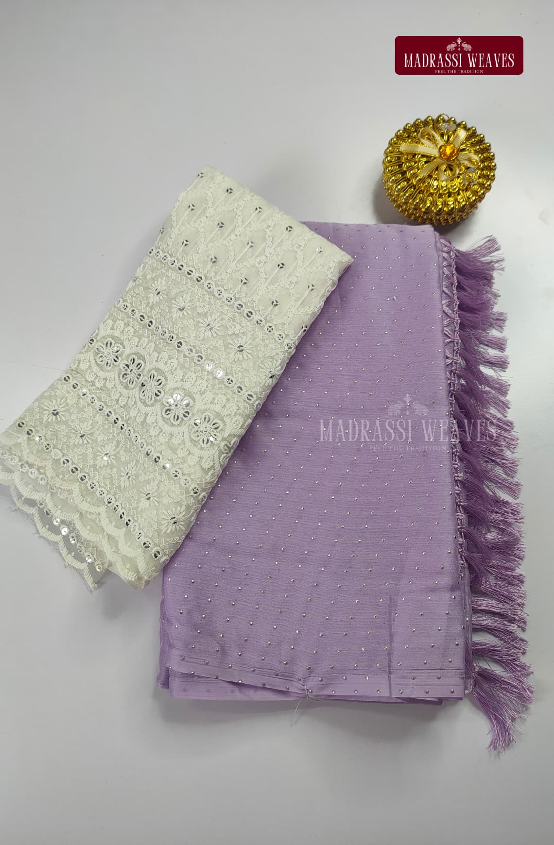 Trendy Sequence Work Blouse Saree