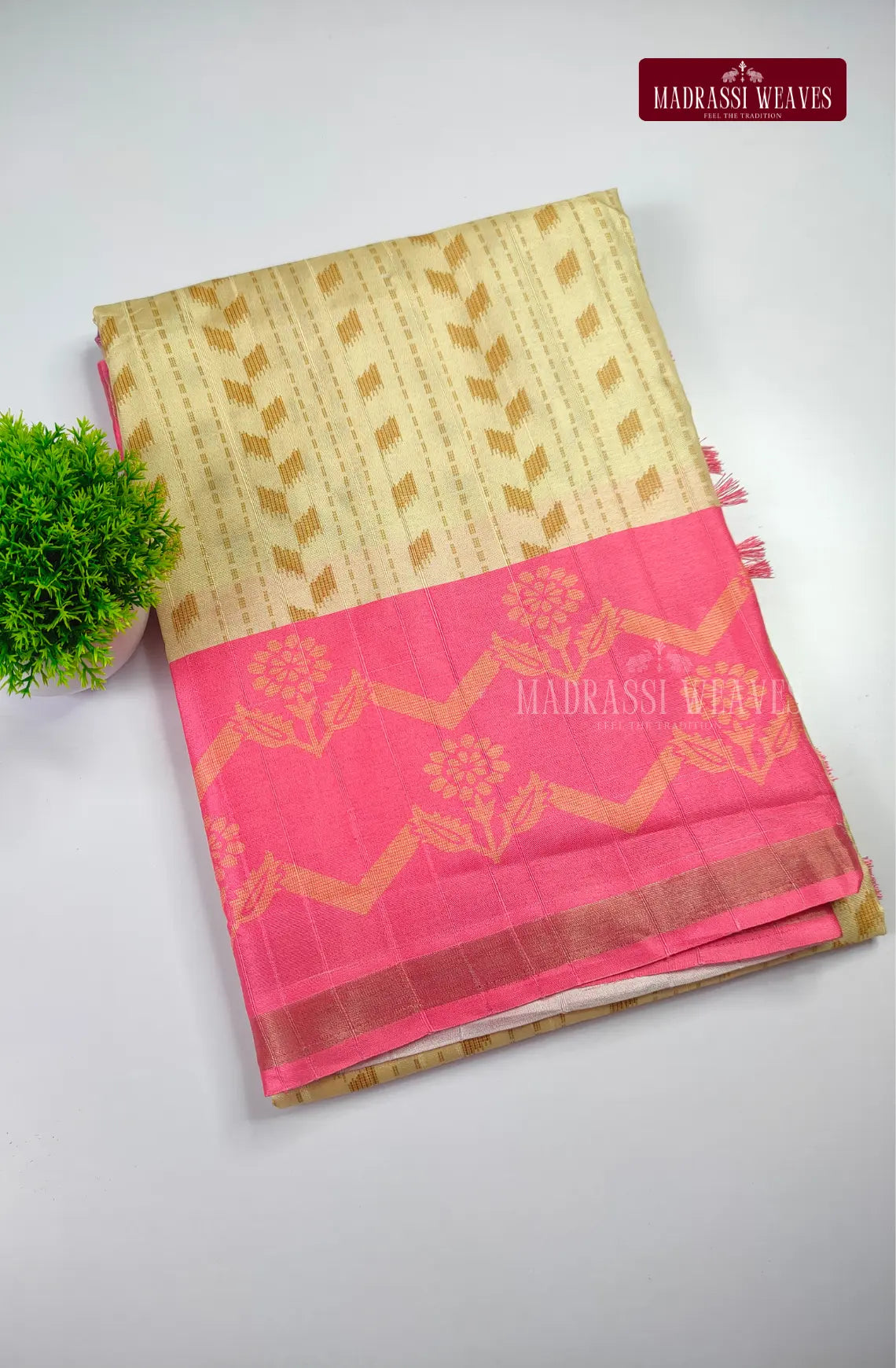 Tussar Silk Saree Category Trendy Saree - Off White