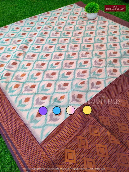 Premium Pochamballi Feather Soft Semi Silk Sarees