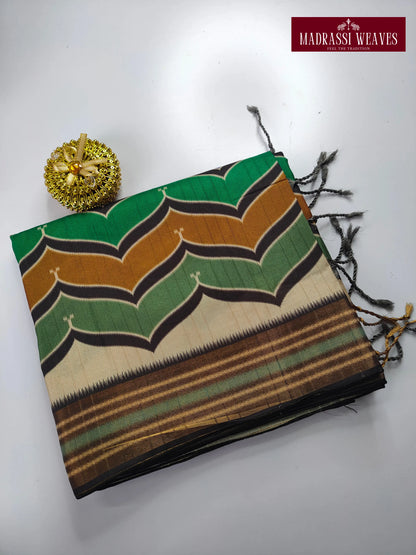 Multicolour Soft Tussar Silk Sarees