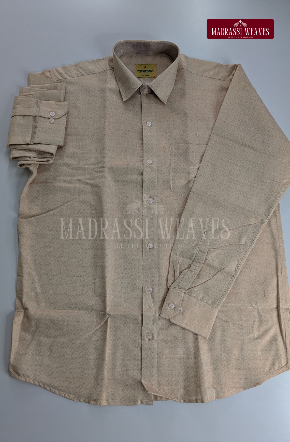 Wedding Zari Brocade  Shirt and Dhoti Set - 2