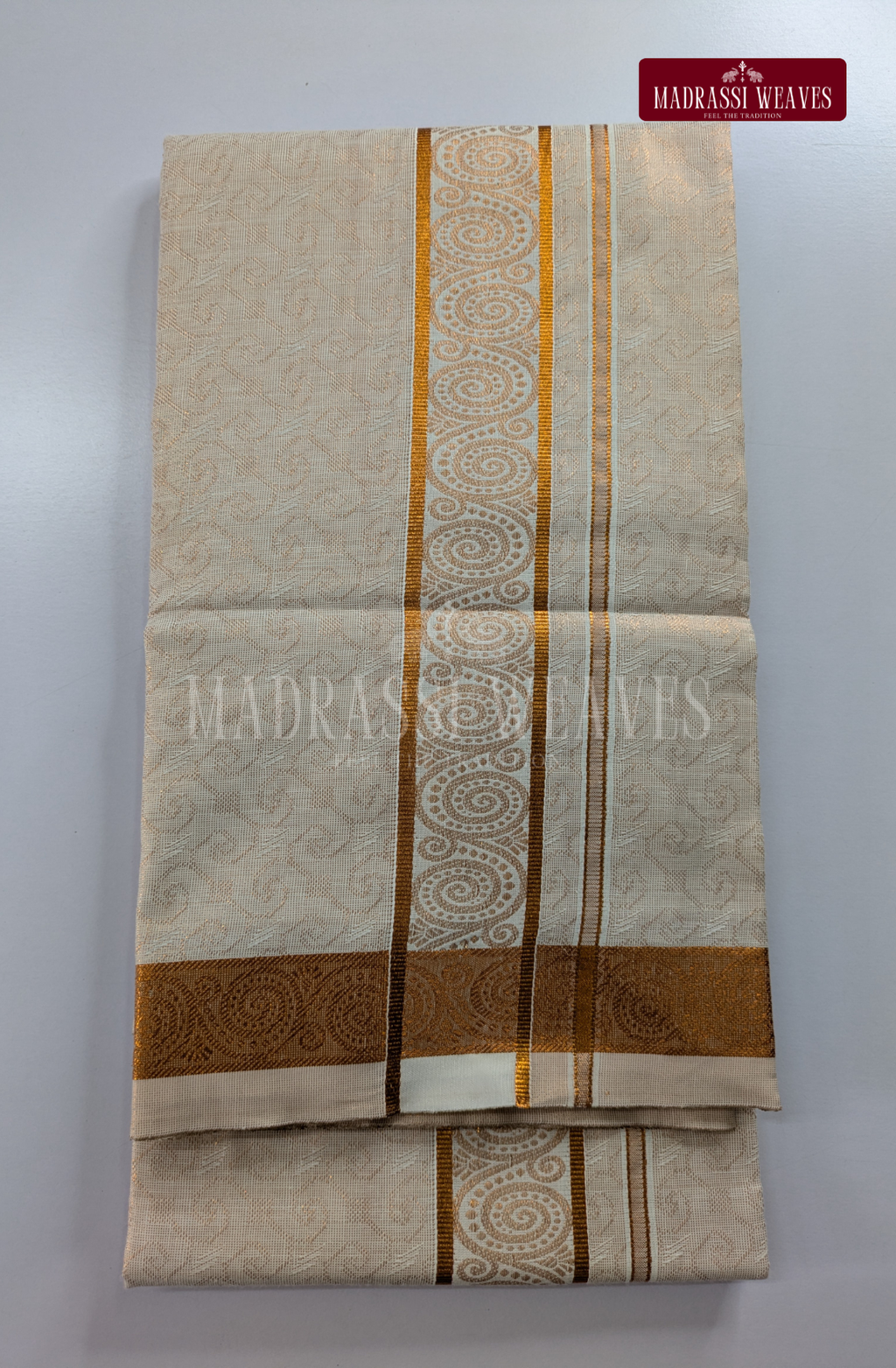 Wedding Zari Brocade  Shirt and Dhoti Set - 7