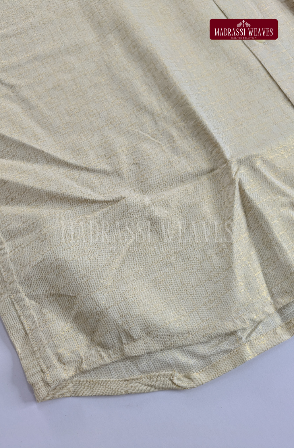 Wedding Zari Brocade  Shirt and Dhoti Set - 4