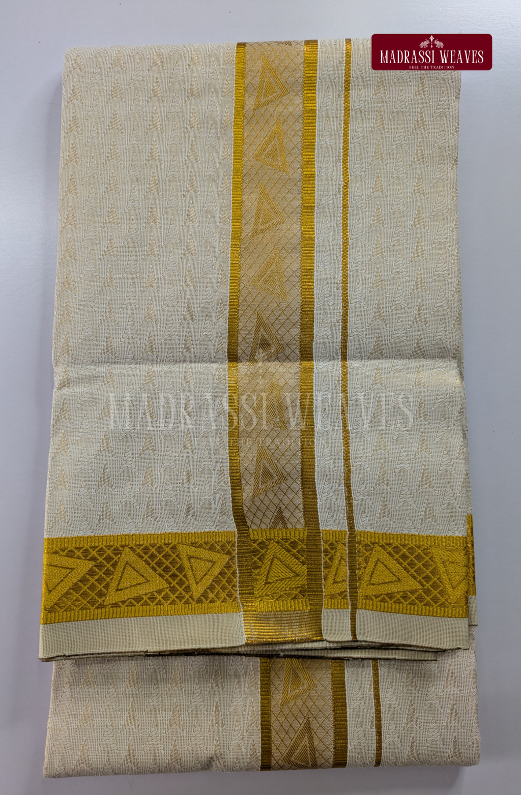 Wedding Zari Brocade  Shirt and Dhoti Set - Rose Gold