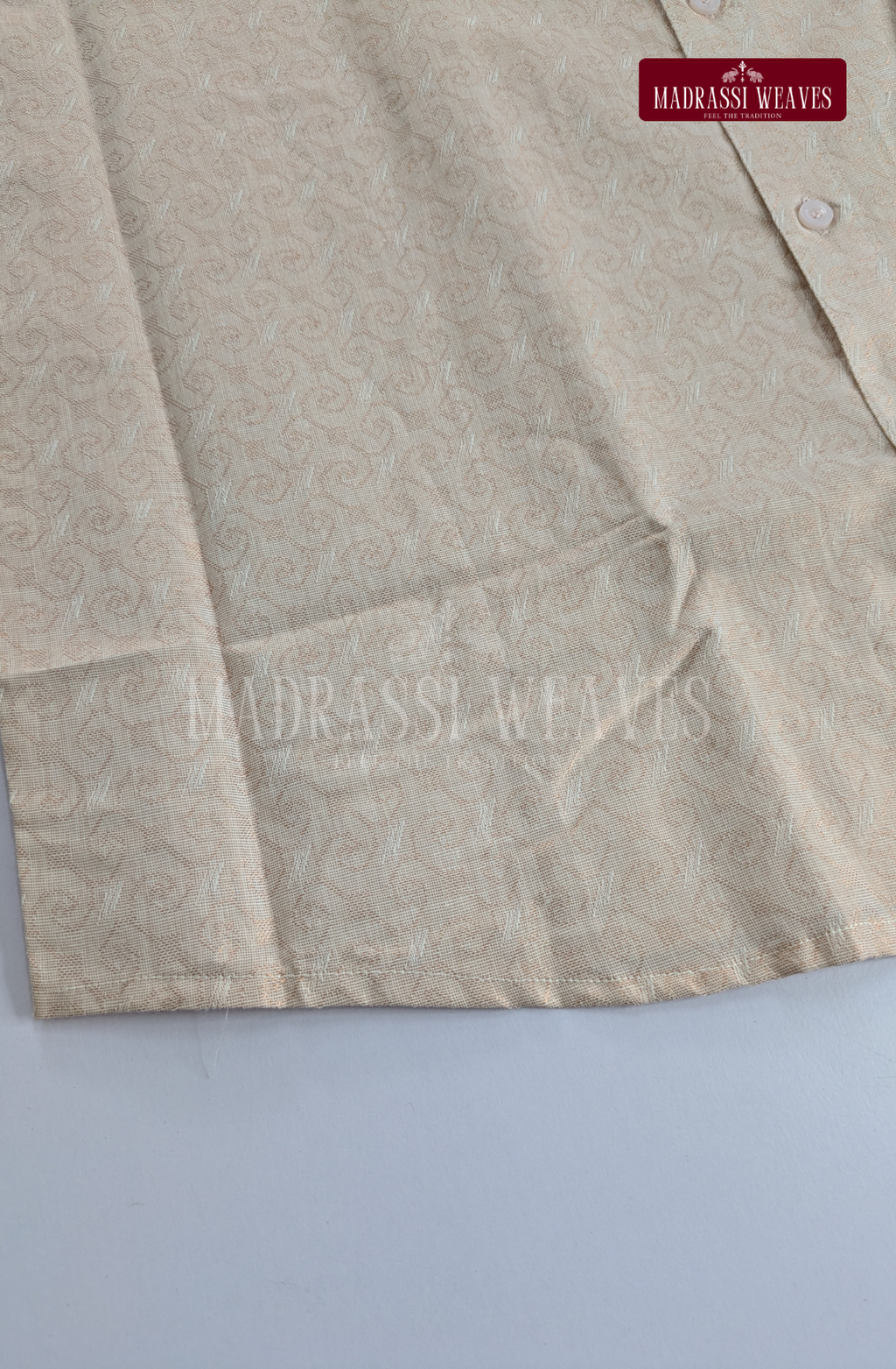 Wedding Zari Brocade  Shirt and Dhoti Set - 7