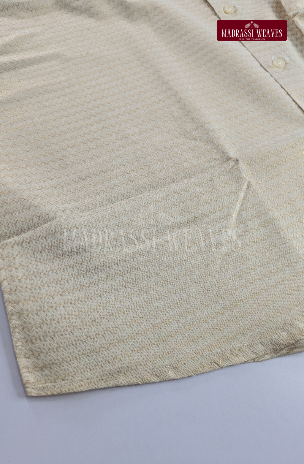 Wedding Zari Brocade  Shirt and Dhoti Set - 8