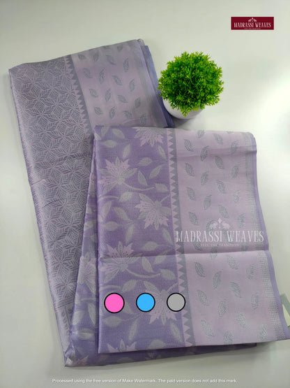 Exclusive Soft Tissue Maheshwari Silk Sarees